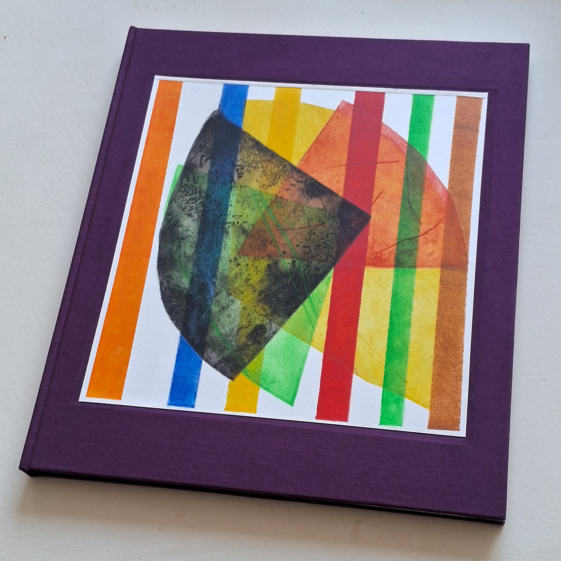 Artists Book Ode To Life Կենաց. Front cover. for Pembroke JCR Art Fund Oxford