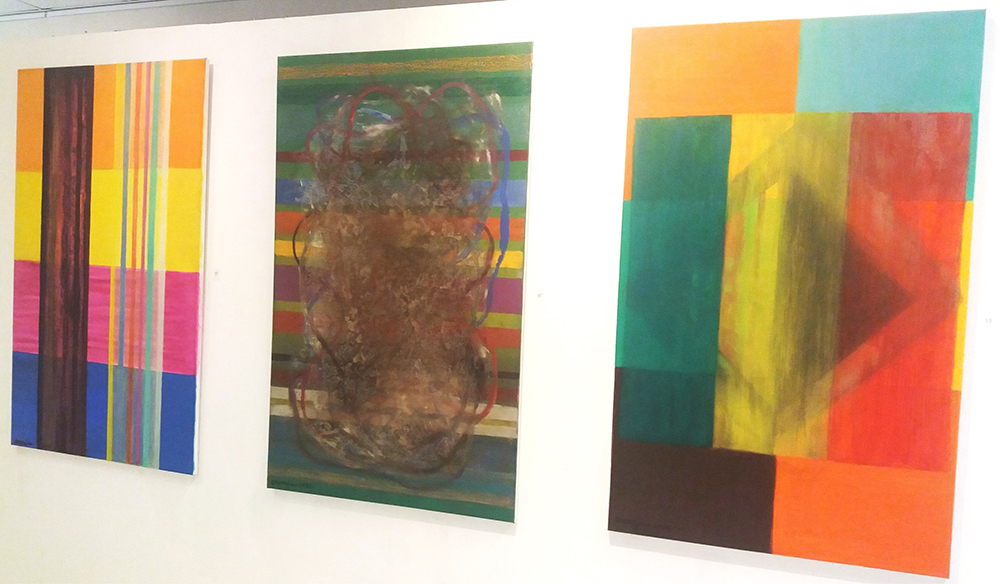 Life Map of a Wanderer Transcultural Relations. three of the works from the series of 14 pieces